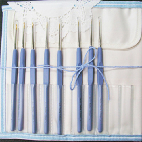蕾絲藍柄鉤針組產品圖